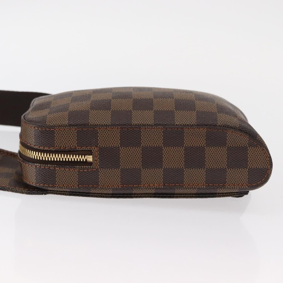 Louis Vuitton Geronimos Waist Bag Damier Brown Canvas Shoulder Bag