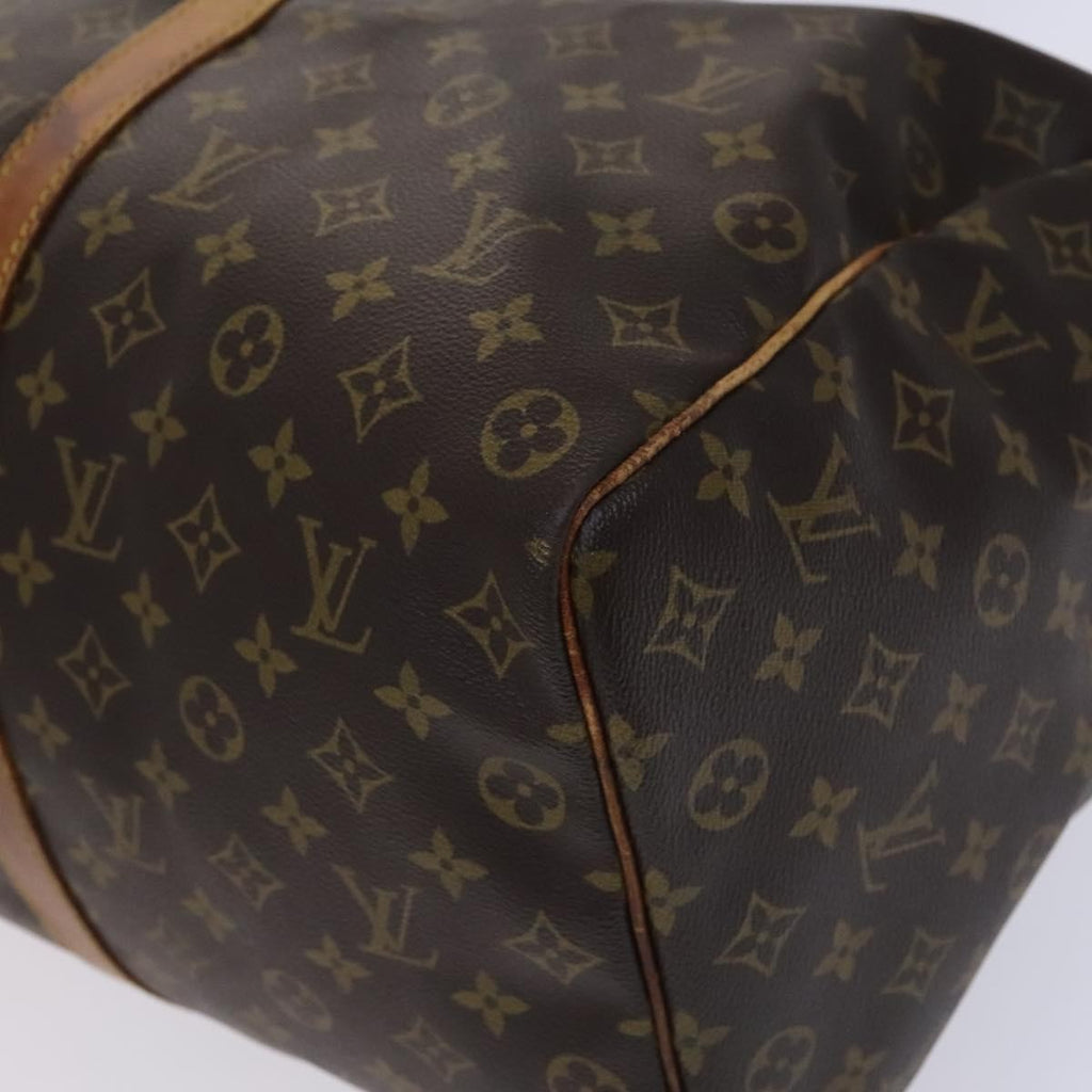Louis Vuitton Keepall Bag Monogram Canvas Brown Canvas Travel Bag