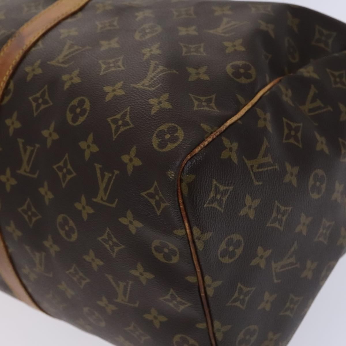 Louis Vuitton Keepall Bag Monogram Canvas Brown Canvas Travel Bag