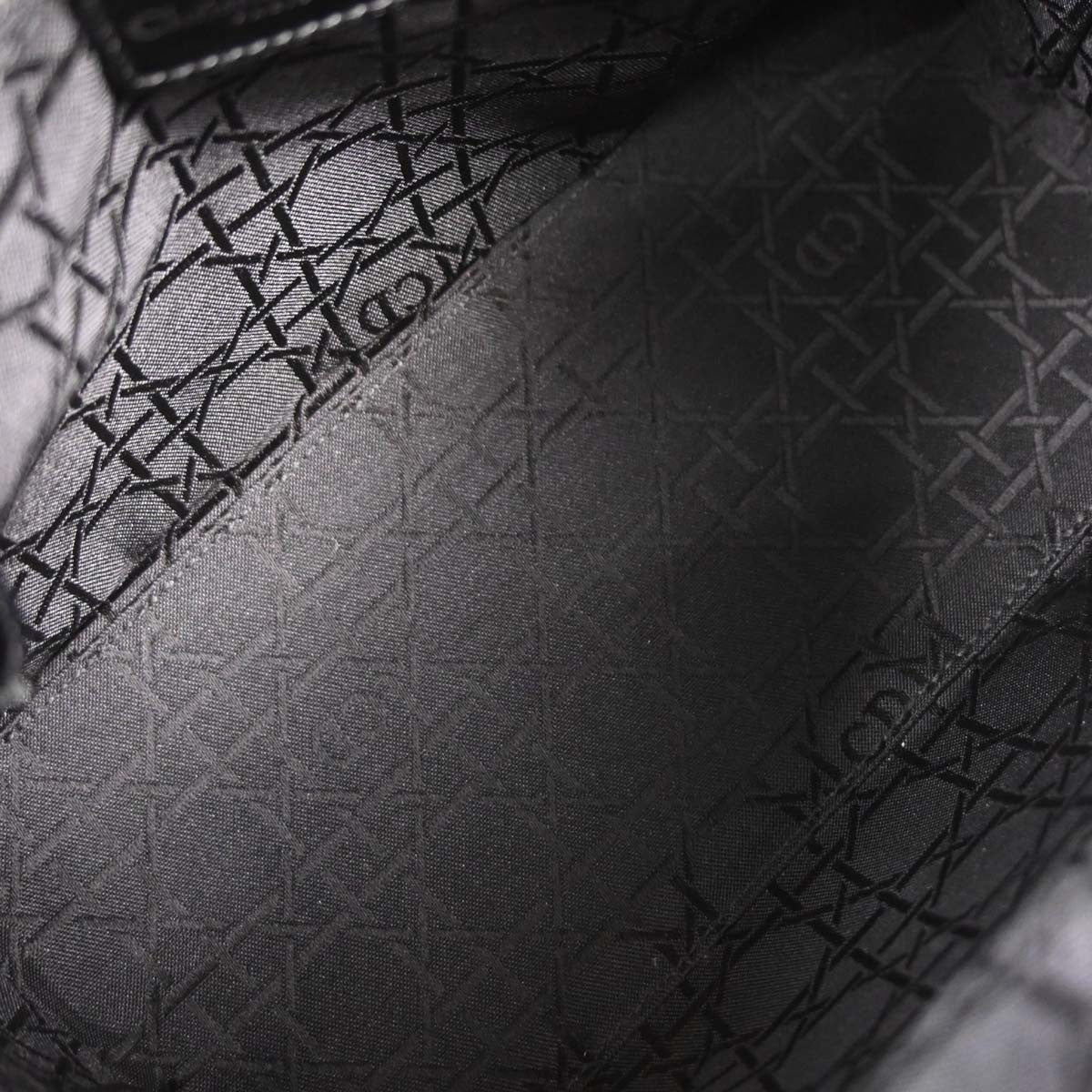 Christian Dior Vintage Lady Dior Bag Printed Canvas Multicolour Canvas Tote Bag Bag (Pre-Owned)