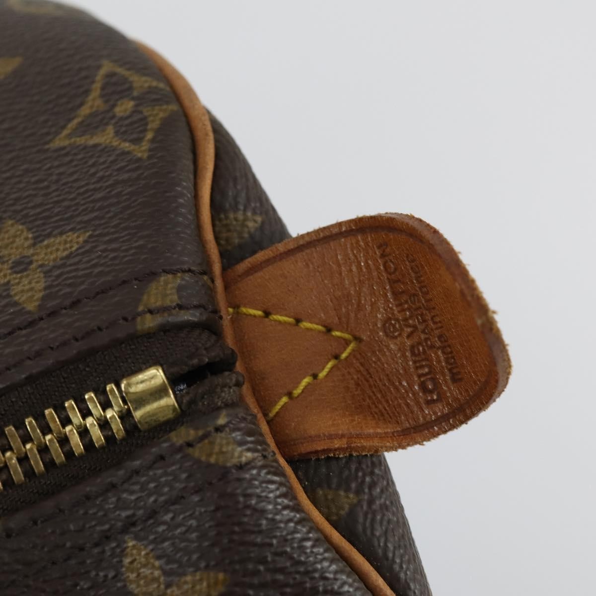 Louis Vuitton Keepall Bag Monogram Canvas Brown Canvas Travel Bag