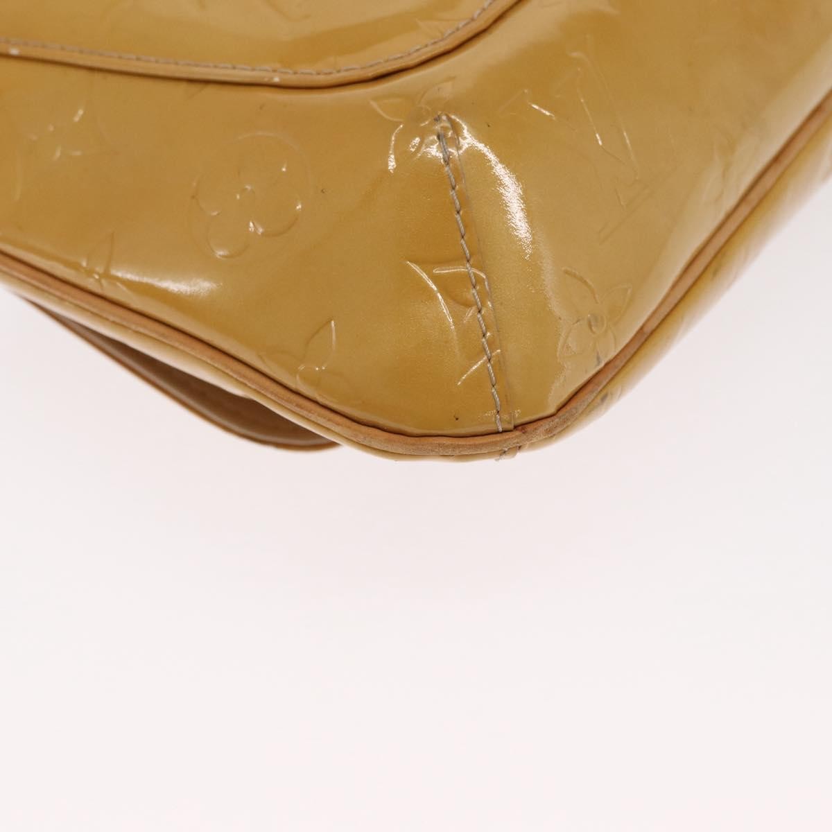 Louis Vuitton Thompson Street Handbag Monogram Vernis Yellow Patent_Leather Shoulder Bag
