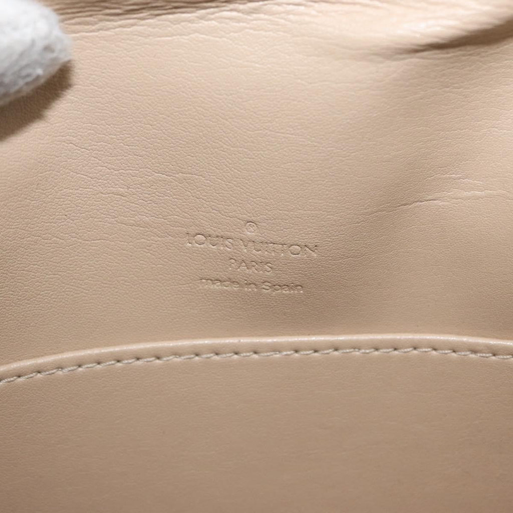 Louis Vuitton Thompson Street Handbag Monogram Vernis Beige Patent_Leather Shoulder Bag