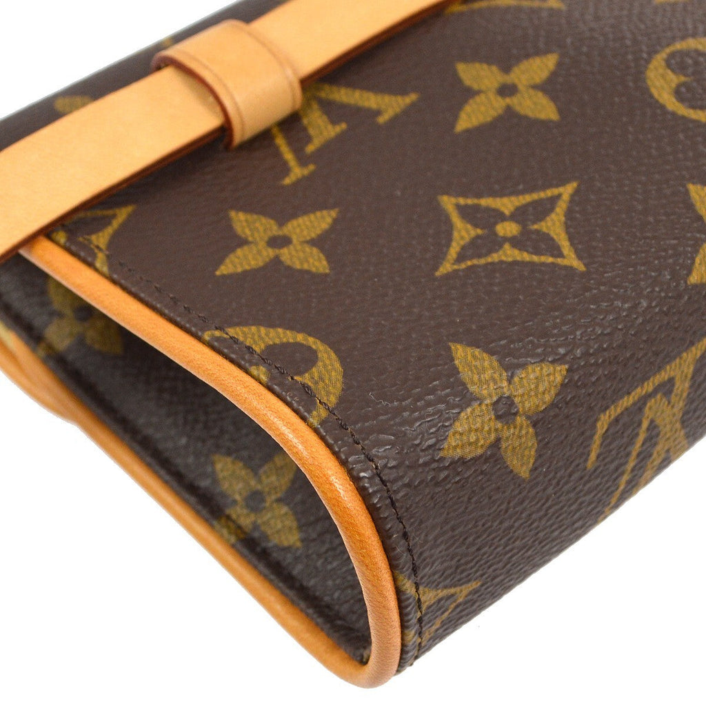 Louis Vuitton Florentine Waist Bag Monogram Canvas Brown Canvas Clutche & Pouche Bag