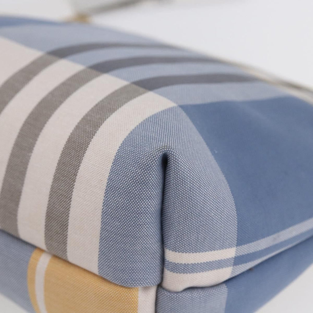 Burberry Nova Check Pochette Canvas Blue Canvas Clutche & Pouche Bag