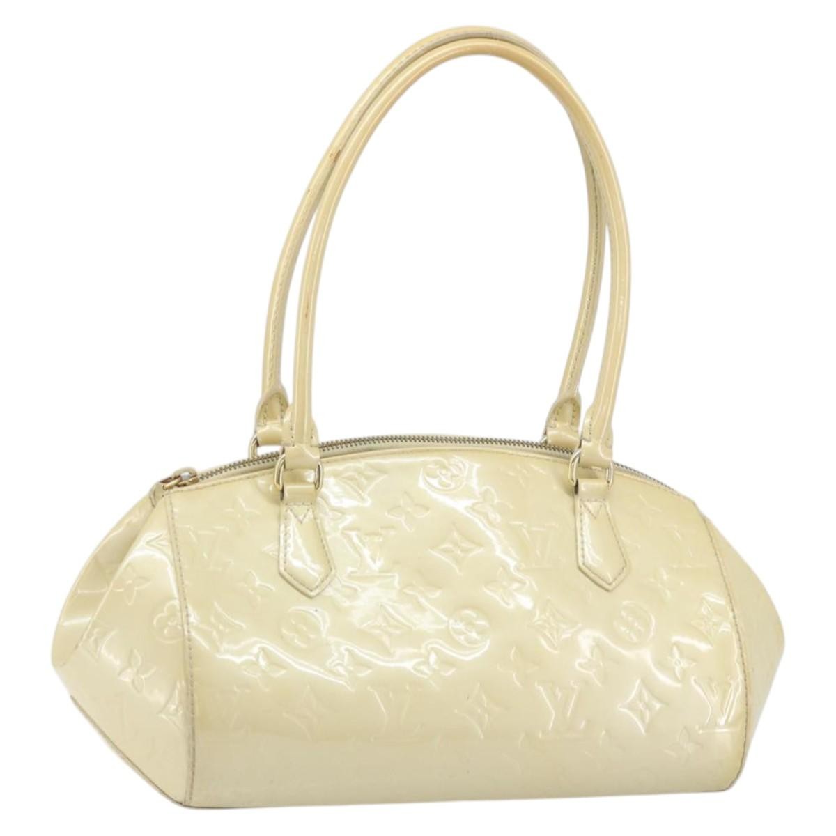 Louis Vuitton Sherwood Handbag Monogram Vernis Brown Patent_Leather Shoulder Bag