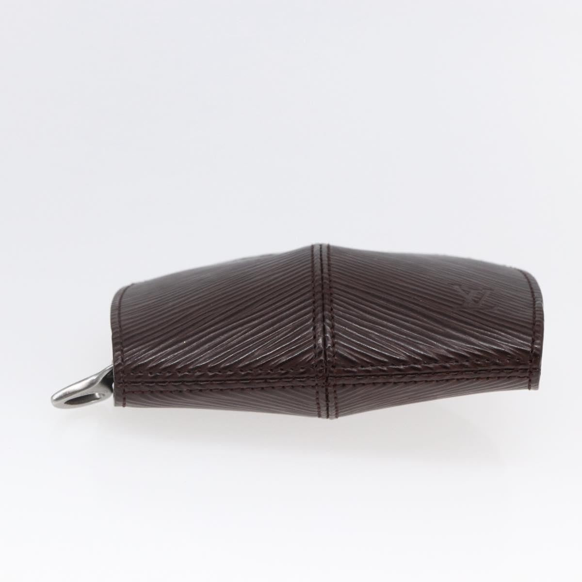Louis Vuitton Demi Lune Coin Purse Epi Leather Brown Leather Wallets Accessory