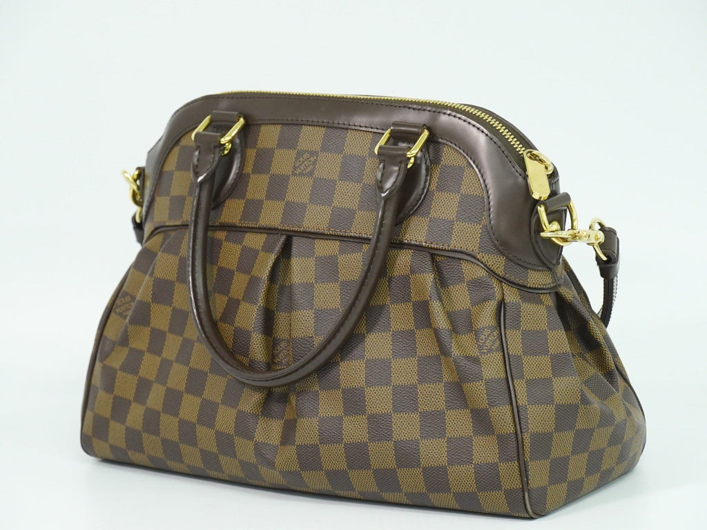 Louis Vuitton Trevi Handbag Damier Brown Canvas Handbag