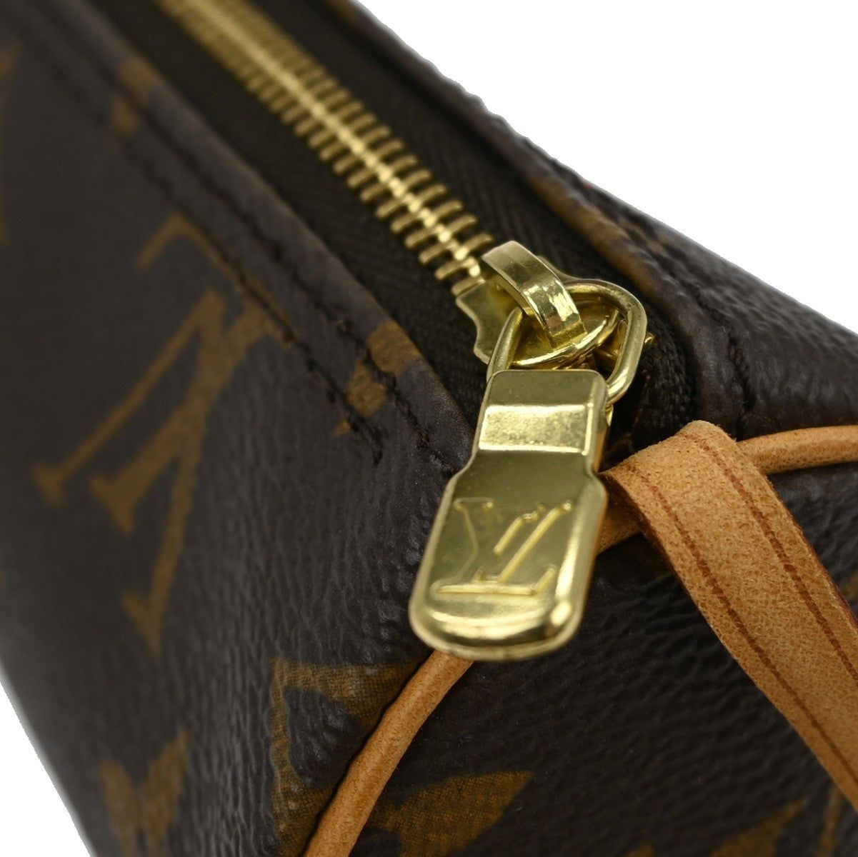 Louis Vuitton Papillon Pochette Monogram Canvas Brown Canvas Clutche & Pouche Bag