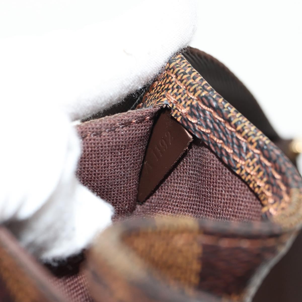 Louis Vuitton Geronimos Waist Bag Damier Brown Canvas Bag