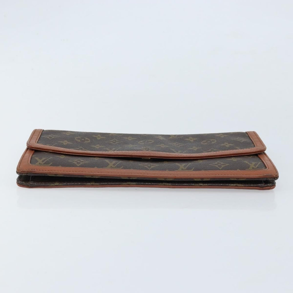 Louis Vuitton Dame Pochette Monogram Canvas Brown Canvas Clutche & Pouche Bag