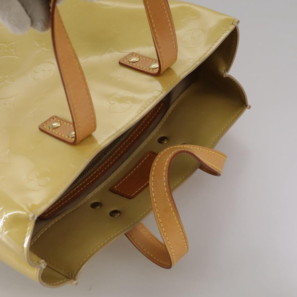 Louis Vuitton Reade Handbag Monogram Vernis Beige Patent_Leather Handbag