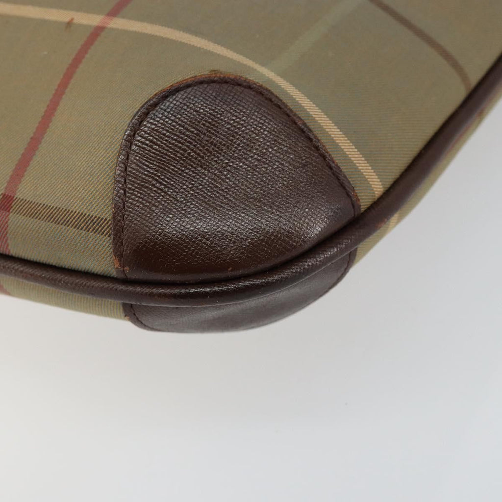 Burberry Nova Check Tote Canvas Check Pattern Beige Canvas Tote Bag