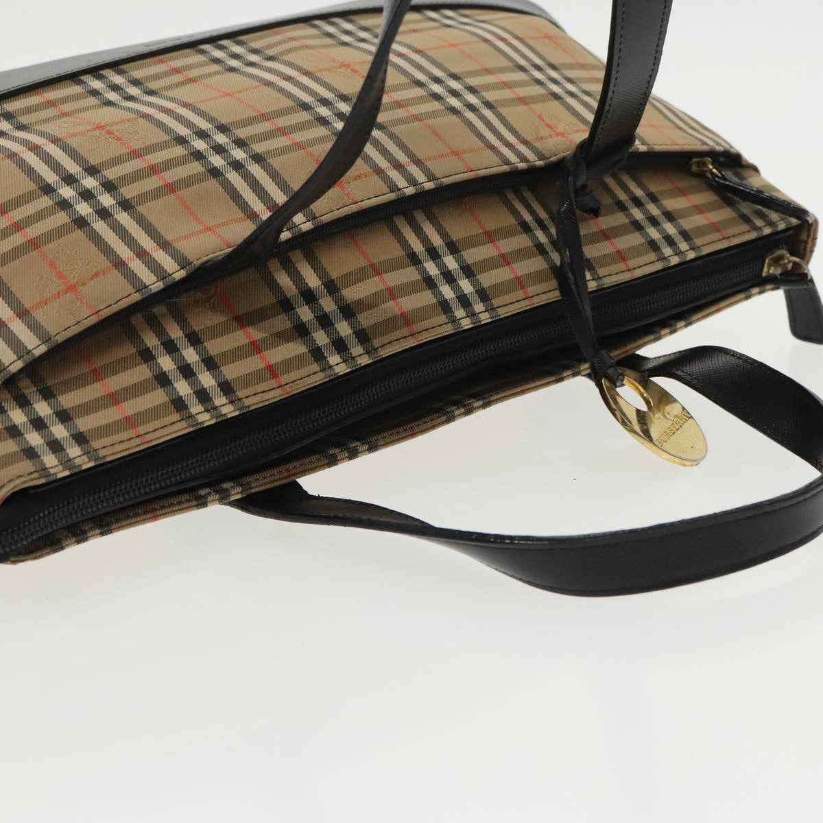 Burberry Nova Check Handbag Nova Check Canvas Beige Canvas Handbag