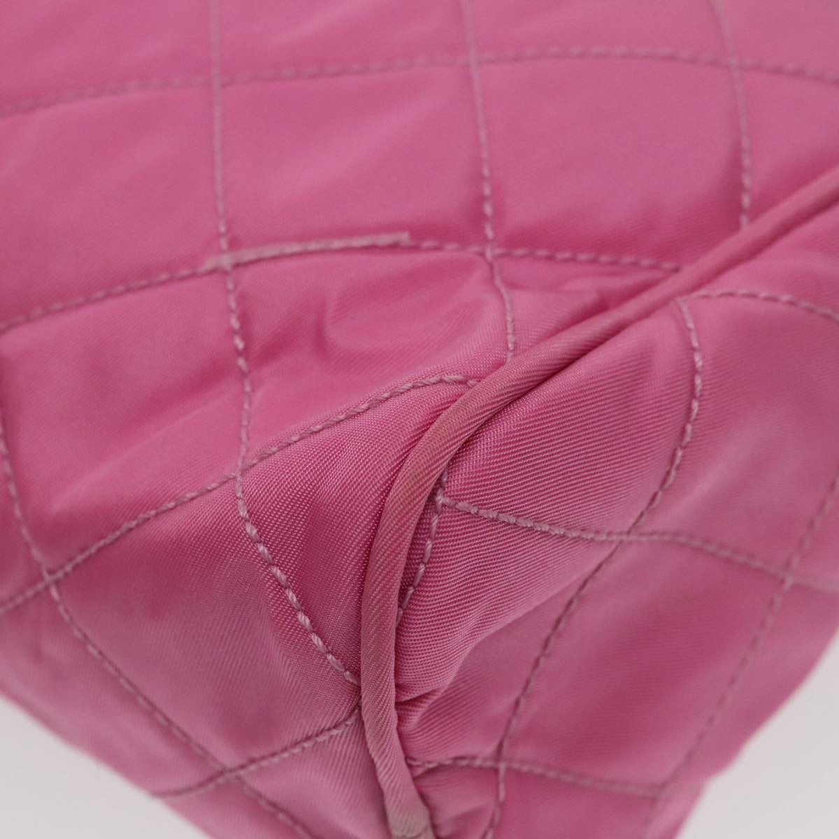 Prada Toiletry Pouch Tessuto Pink Nylon Clutche & Pouche Bag
