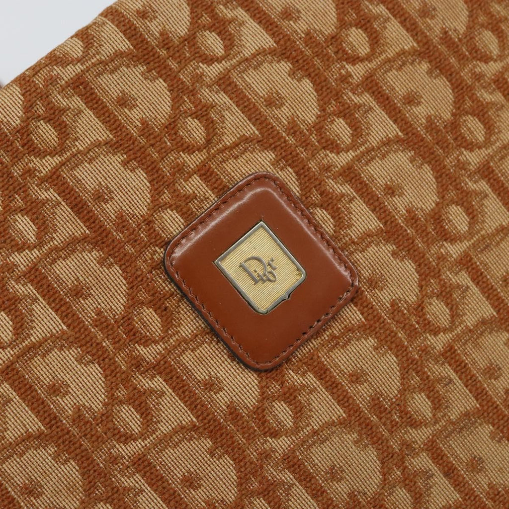 Christian Dior Vintage Trotter Shoulder Bag Canvas Brown Canvas Shoulder Bag Bag (Pre-Owned)