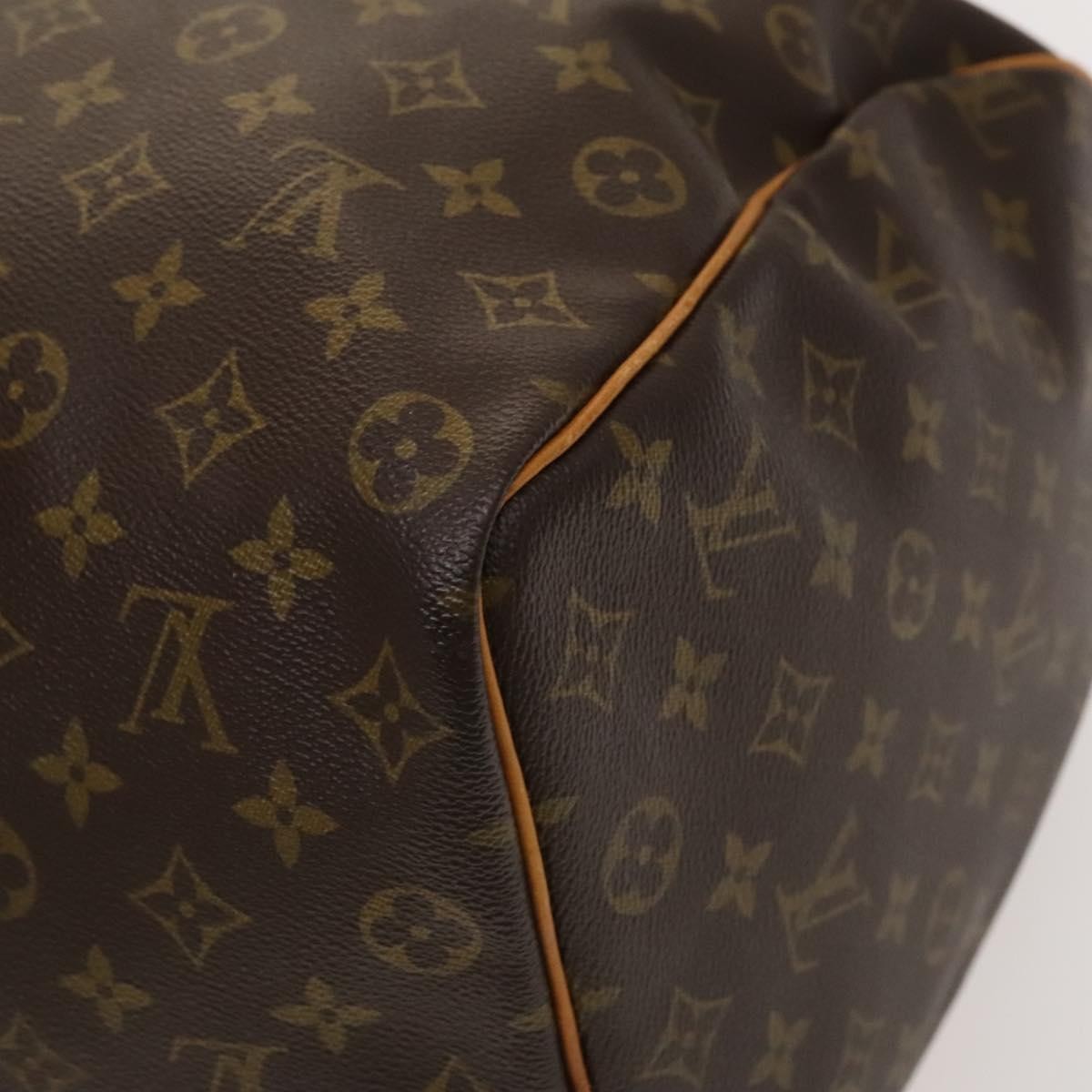 Louis Vuitton Keepall Bag Monogram Canvas Brown Canvas Travel Bag