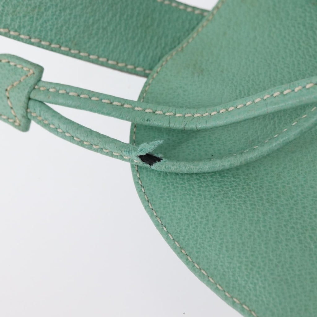Gucci Vintage Bamboo Backpack Suede Green Suede Backpack Bag (Pre-Owned)