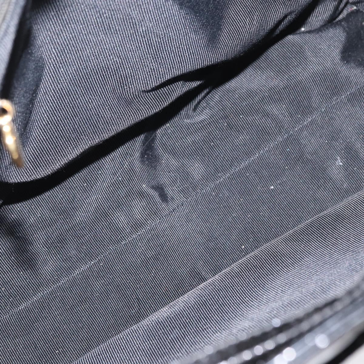 Chanel Vintage Timeless Chain Shoulder Bag Patent Black Patent_Leather Shoulder Bag Bag