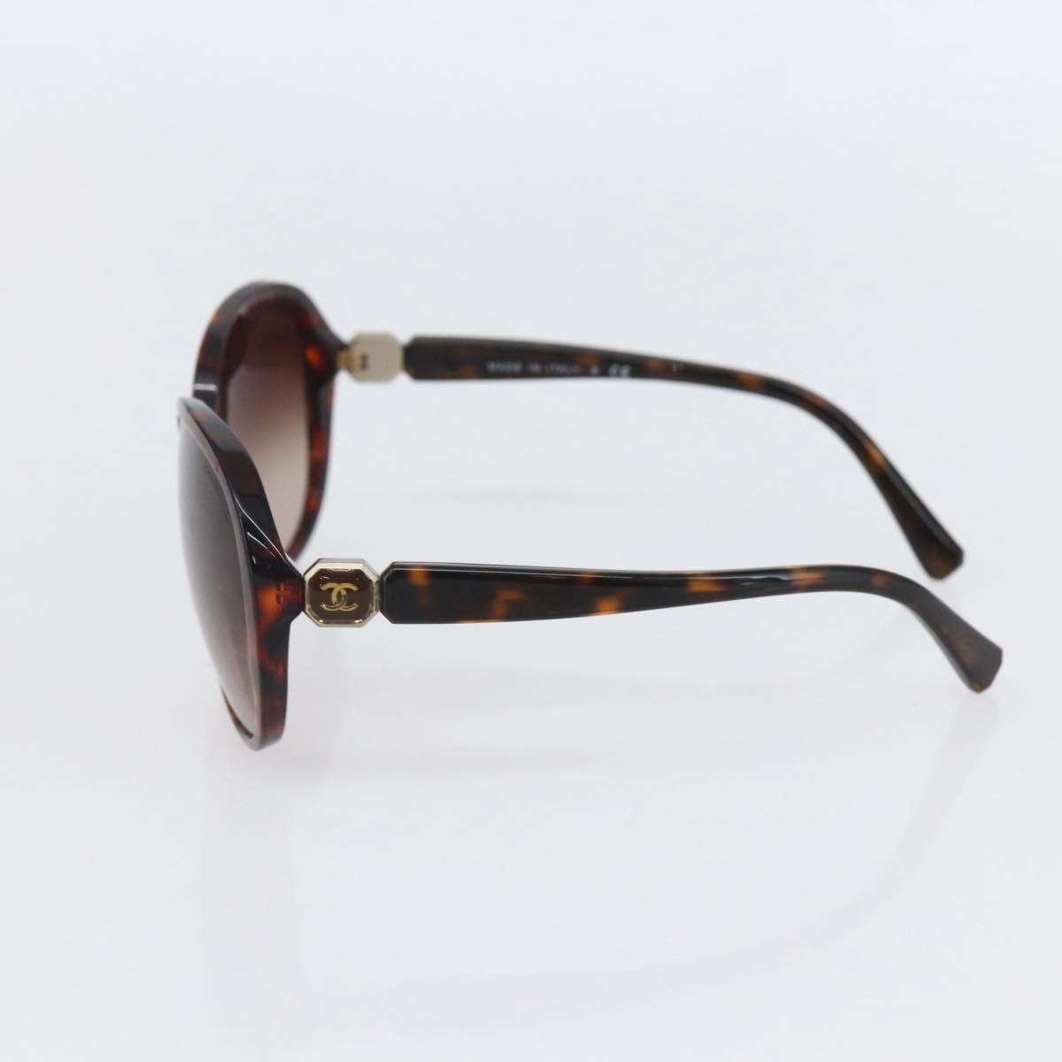Chanel Chanel Logo Sunglasses Eye Wear Plastic Brown Plastic Sunglasse Accessory