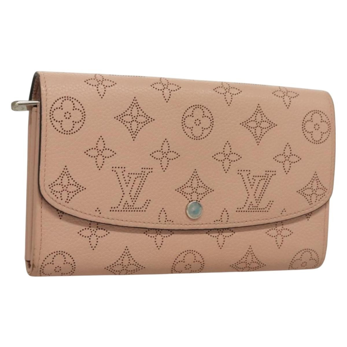 Louis Vuitton Iris Wallet Mahina Leather Pink Leather Wallets Accessory