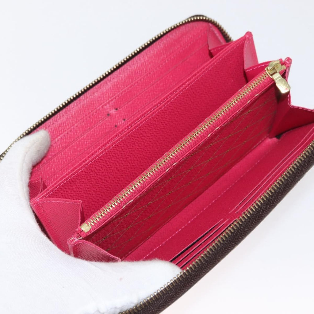 Louis Vuitton Zippy Wallet Canvas Brown Canvas Wallets Accessory