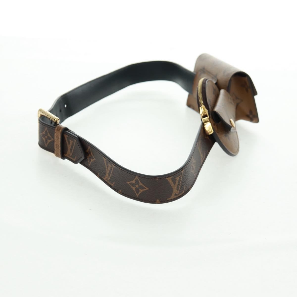 Louis Vuitton Daily Multi Pocket Belt Monogram Canvas Brown Canvas Wallets Accessory