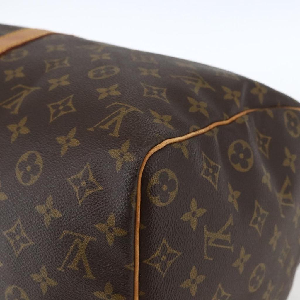 Louis Vuitton Keepall Bag Monogram Canvas Brown Canvas Travel Bag