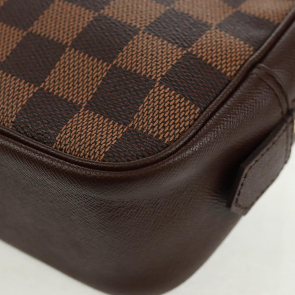Louis Vuitton Trousse Toilette Damier Canvas Brown Canvas Clutche & Pouche Bag