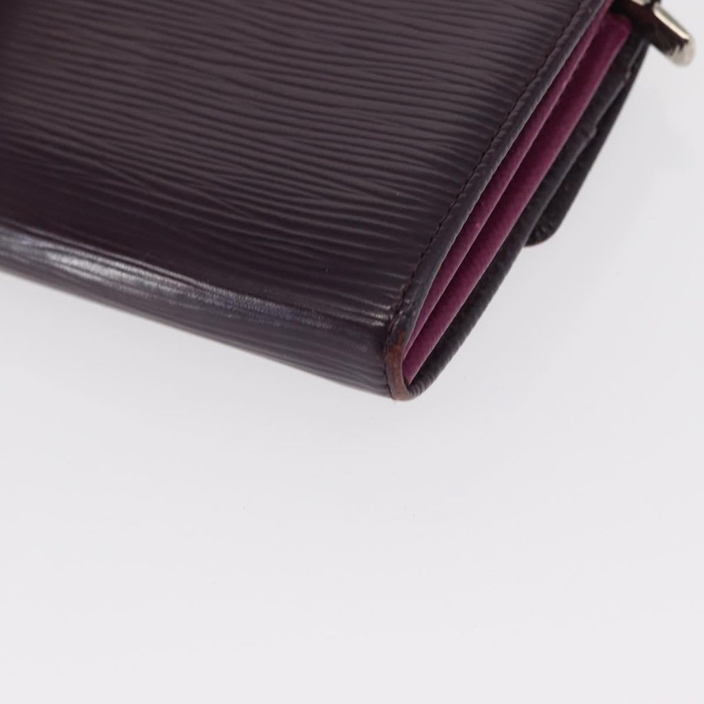 Louis Vuitton Vintage Sarah Wallet Epi Leather Purple Leather Wallets Accessory