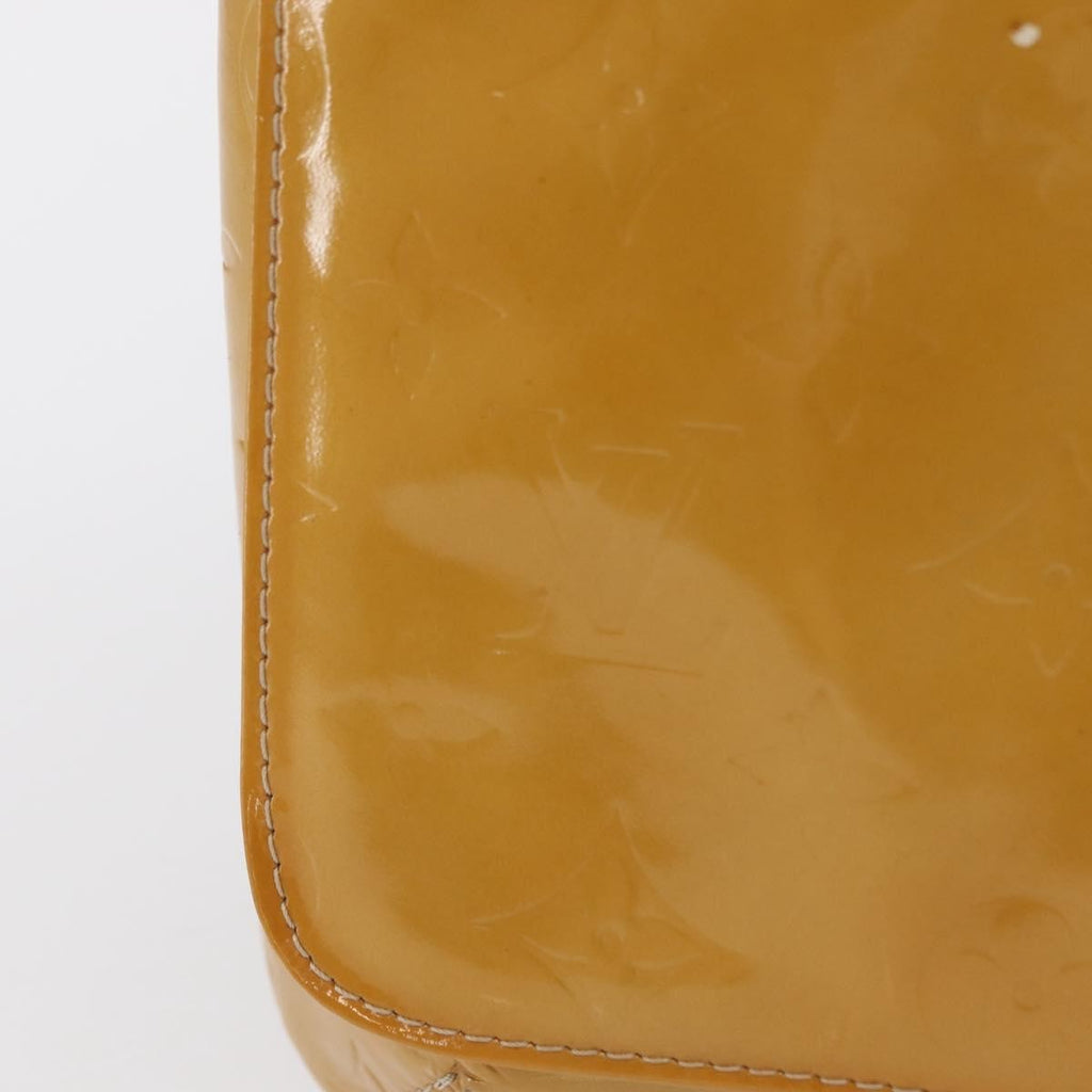 Louis Vuitton Thompson Street Handbag Monogram Vernis Yellow Patent_Leather Shoulder Bag