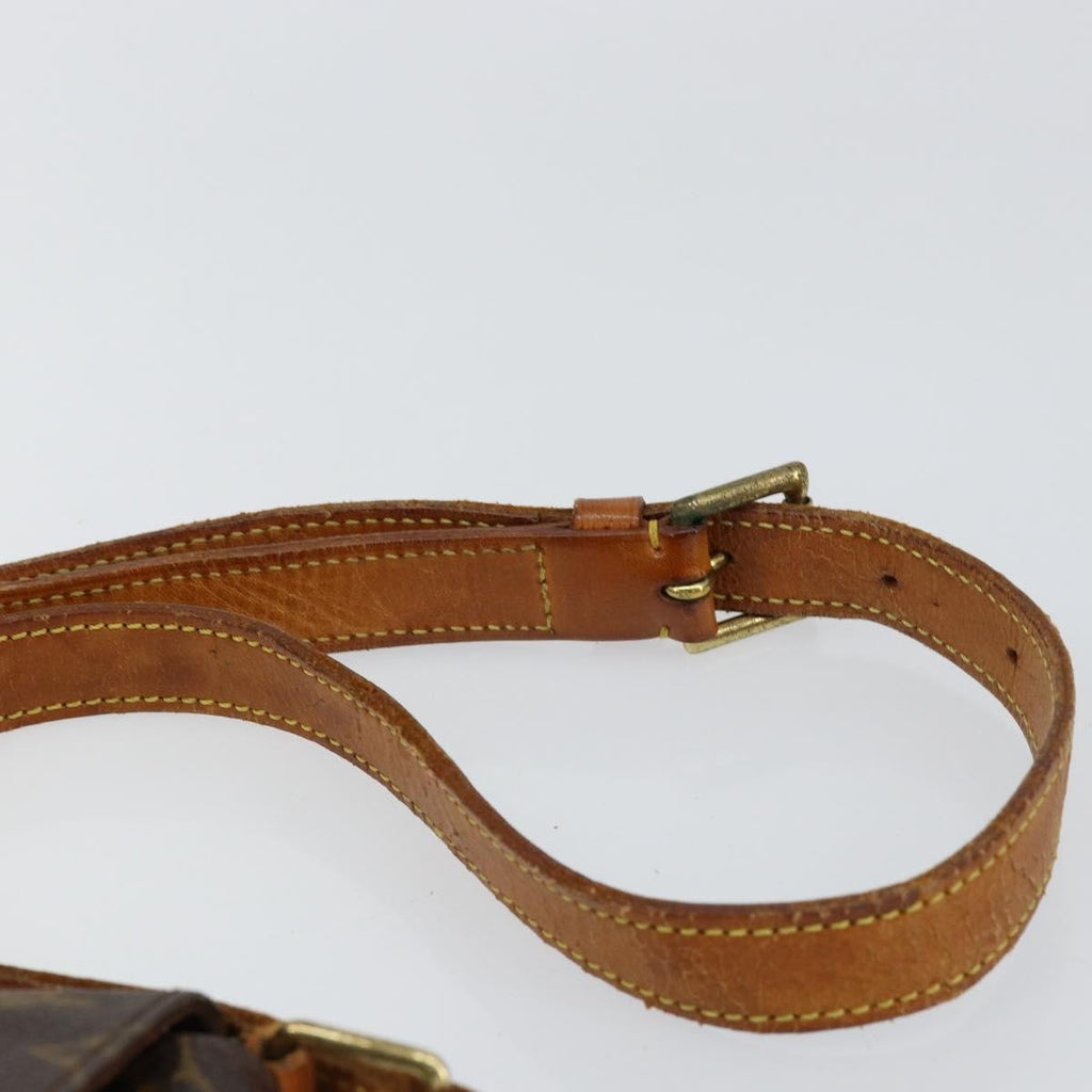 Louis Vuitton Musette Handbag Monogram Canvas Brown Canvas Shoulder Bag