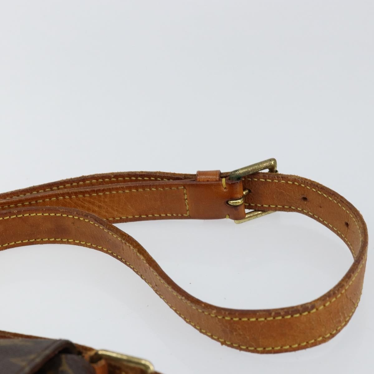 Louis Vuitton Musette Handbag Monogram Canvas Brown Canvas Shoulder Bag