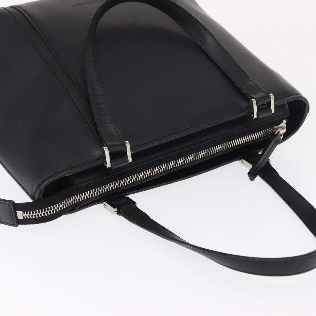 Burberry Vintage Handbag Leather Black Leather Handbag