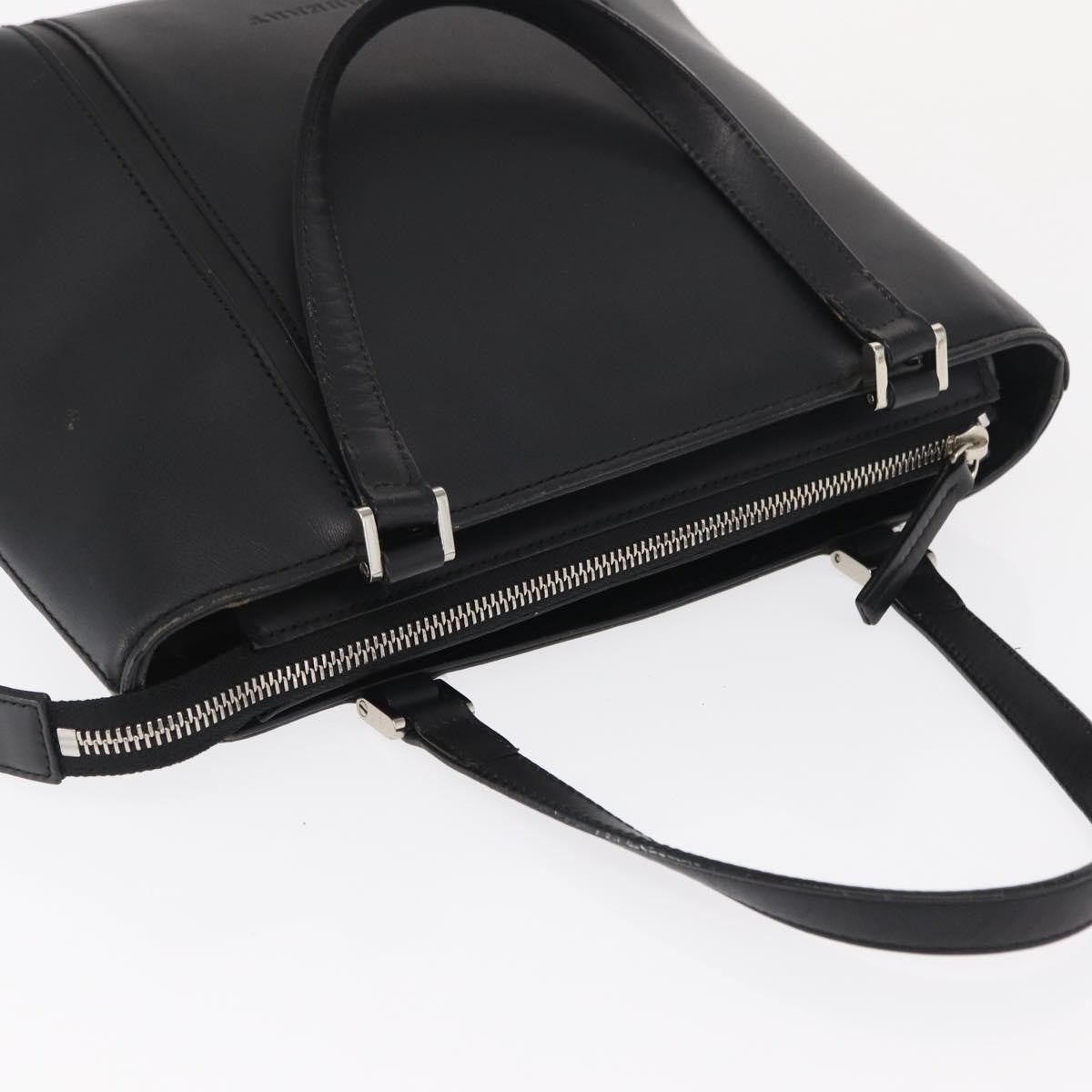 Burberry Vintage Handbag Leather Black Leather Handbag