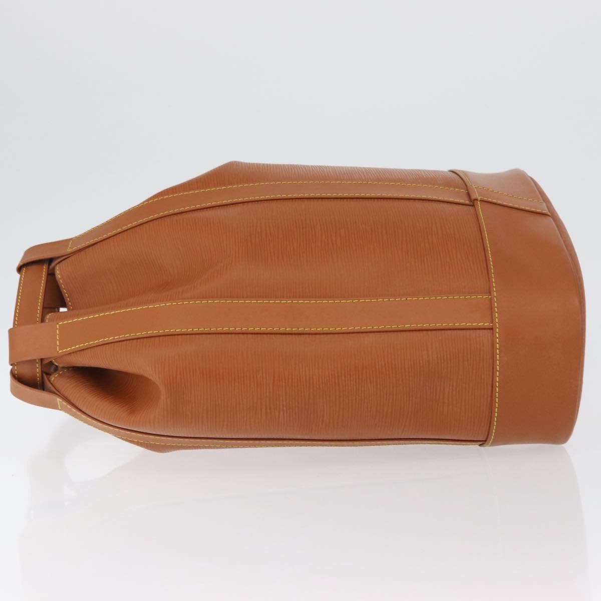 Louis Vuitton Randonnee Backpack Epi Leather Brown Leather Backpack Bag