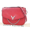 Louis Vuitton Very Messenger Monogram Leather Red Leather Shoulder Bag