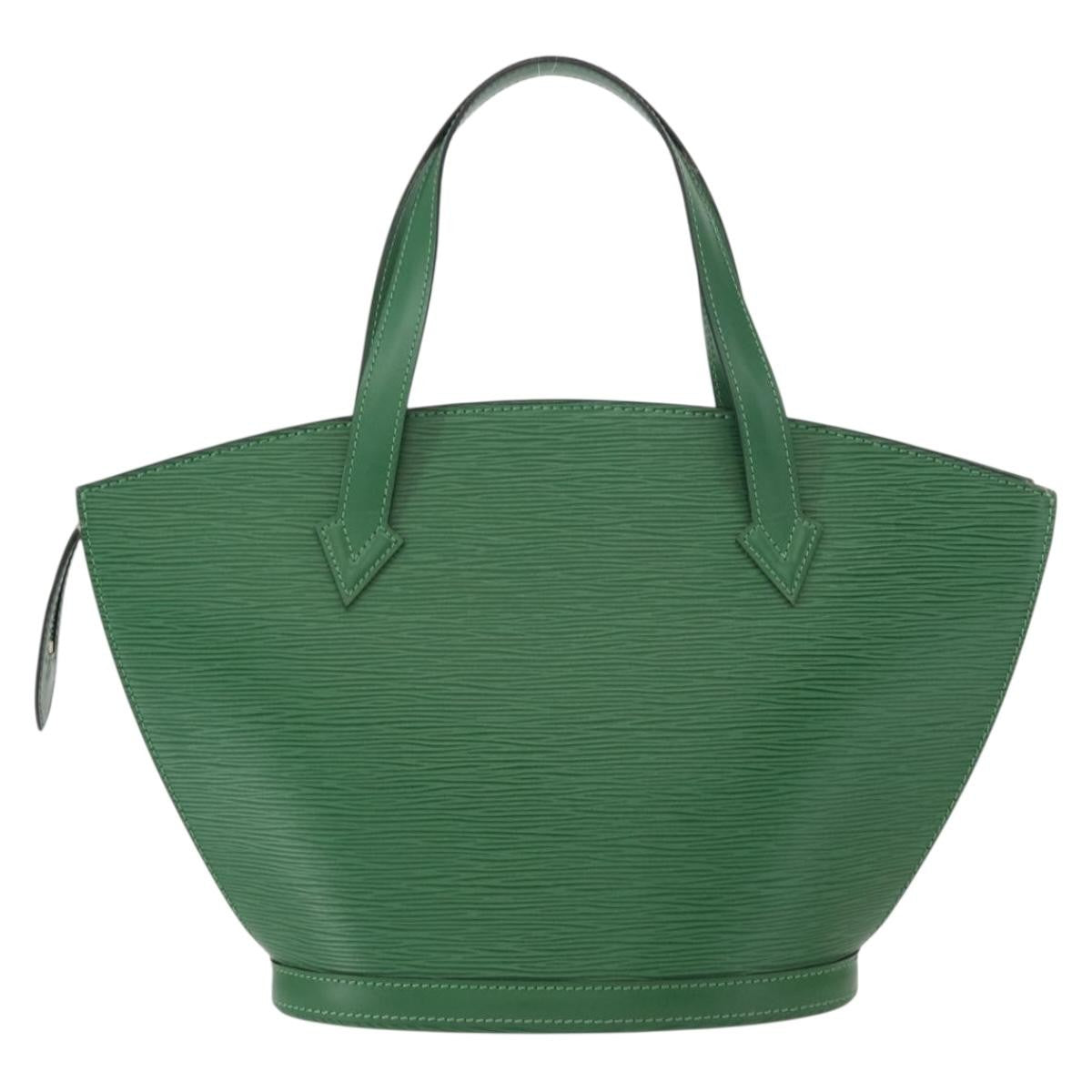 Louis Vuitton Saint Jacques Handbag Epi Leather Green Epi Leather Handbag