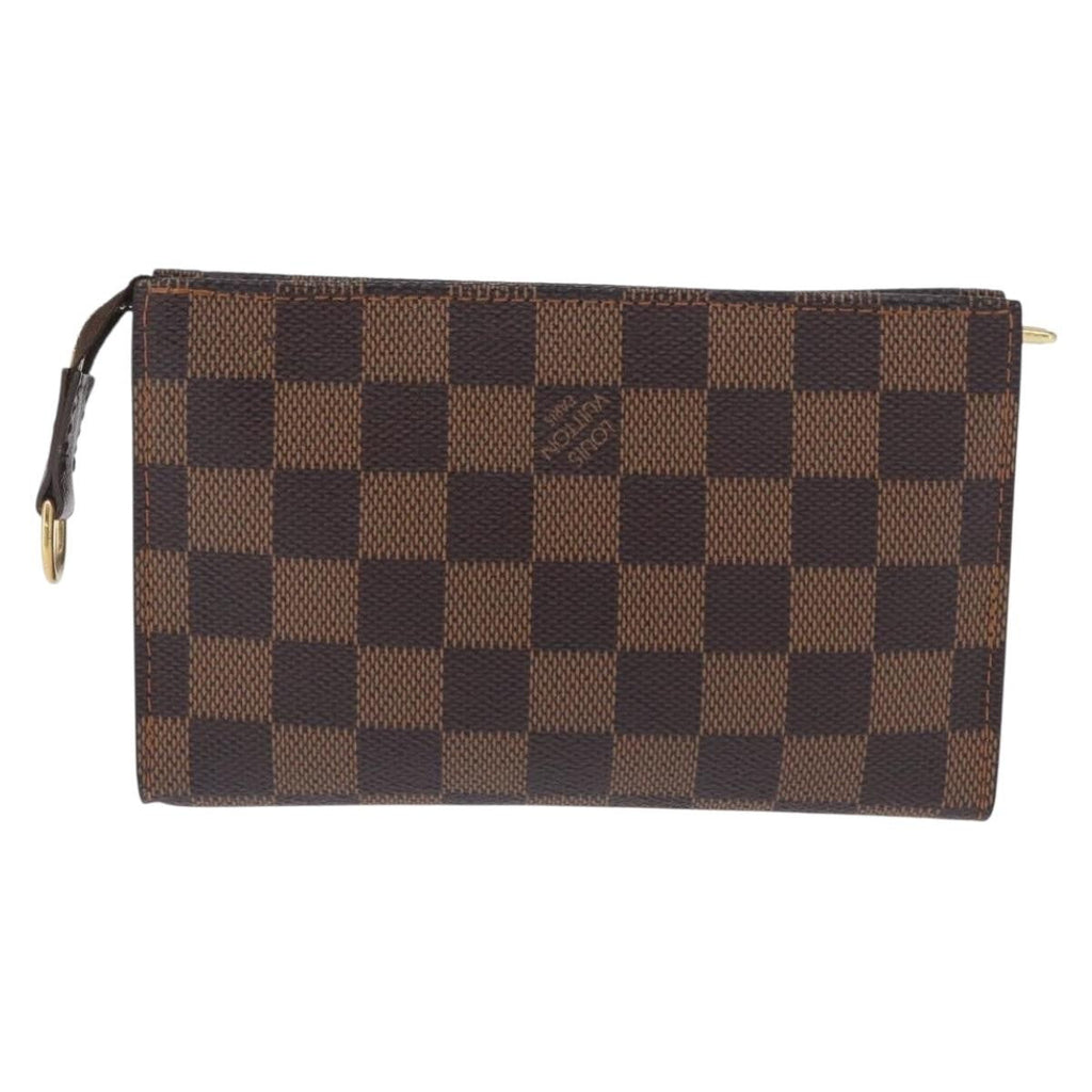 Louis Vuitton Marais Bucket Zip Pouch Damier Brown Canvas Clutche & Pouche Bag