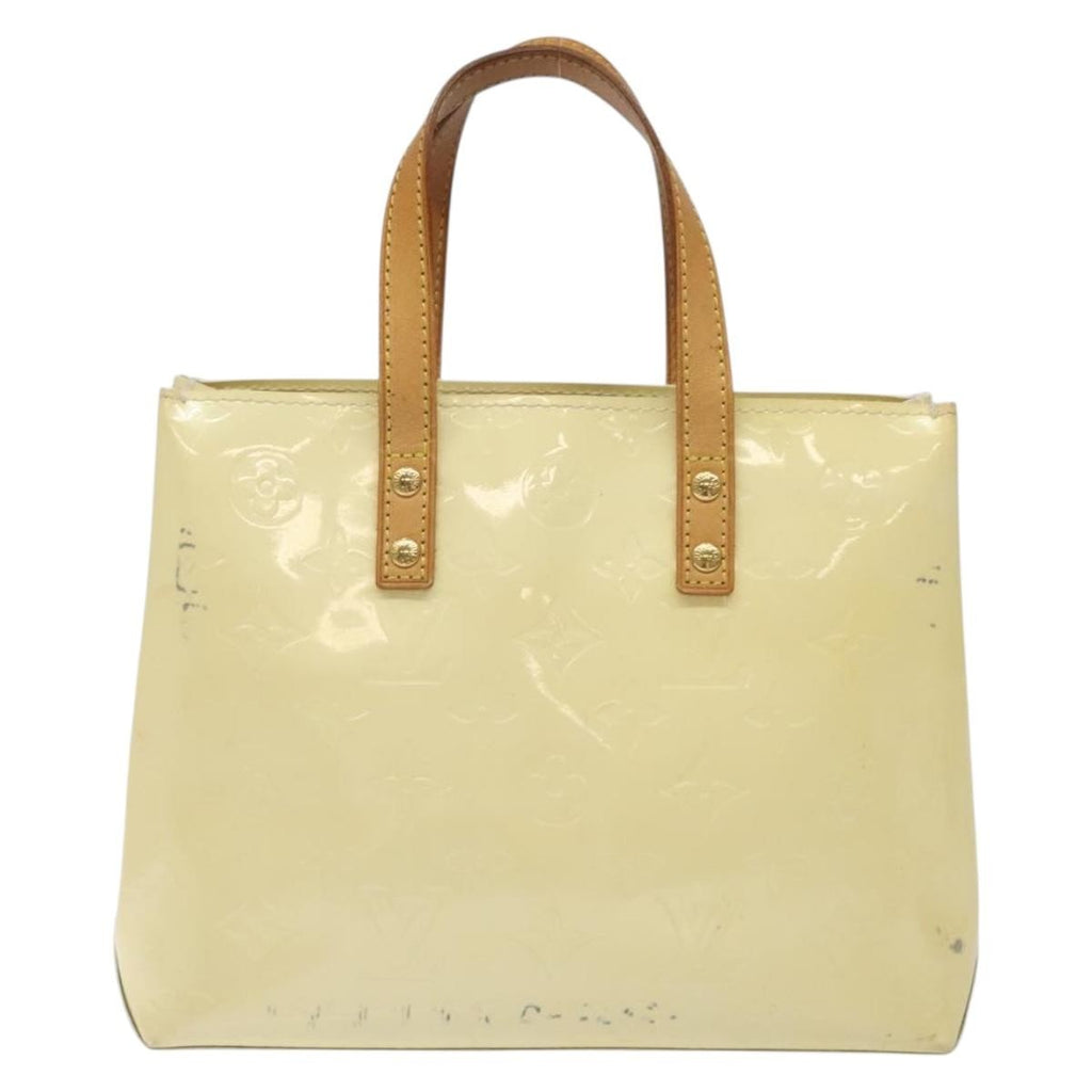 Louis Vuitton Reade Handbag Monogram Vernis Beige Patent_Leather Bag