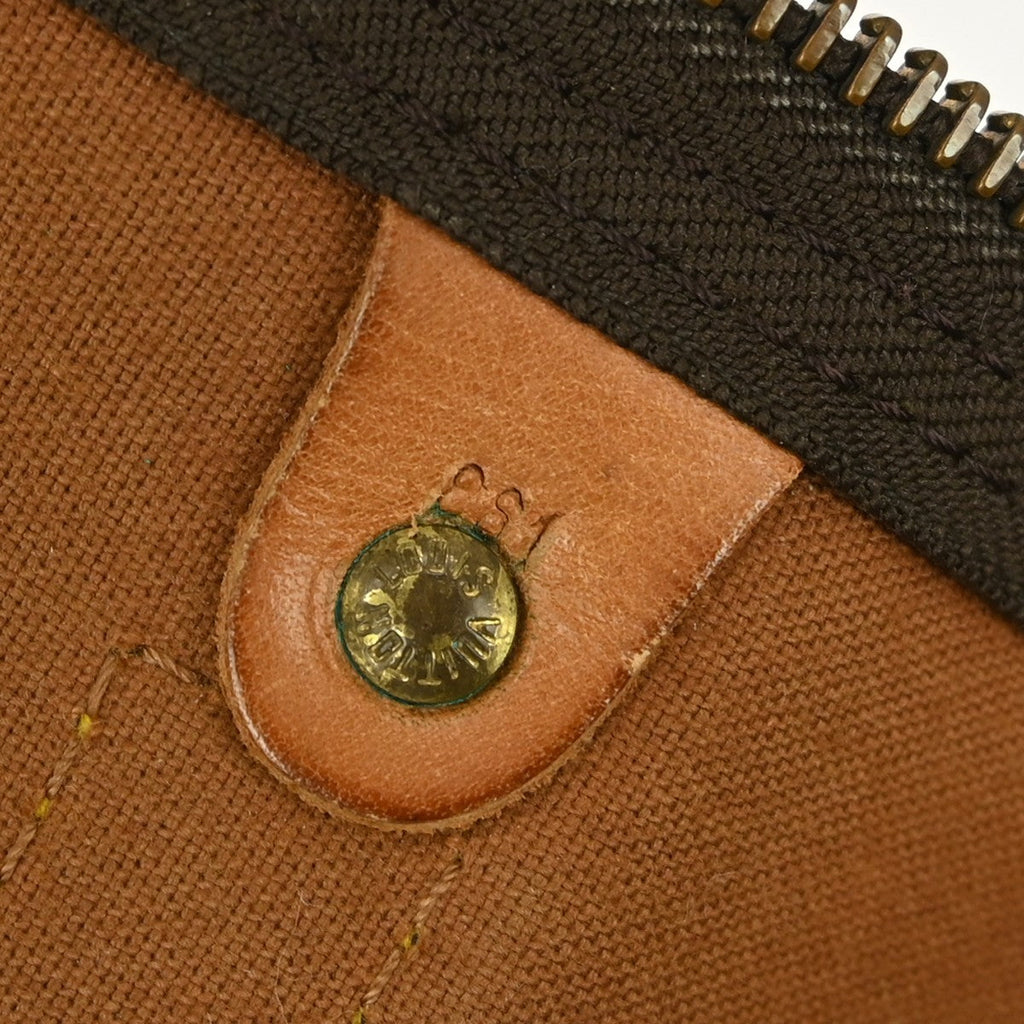 Louis Vuitton Keepall Bag Monogram Canvas Brown Canvas Travel Bag