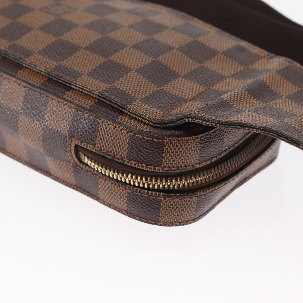 Louis Vuitton Geronimos Waist Bag Damier Brown Canvas Clutche & Pouche Bag