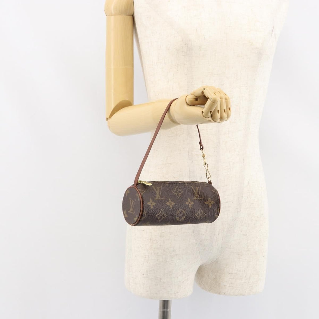 Louis Vuitton Papillon Pochette Monogram Canvas Brown Canvas Clutche & Pouche Bag