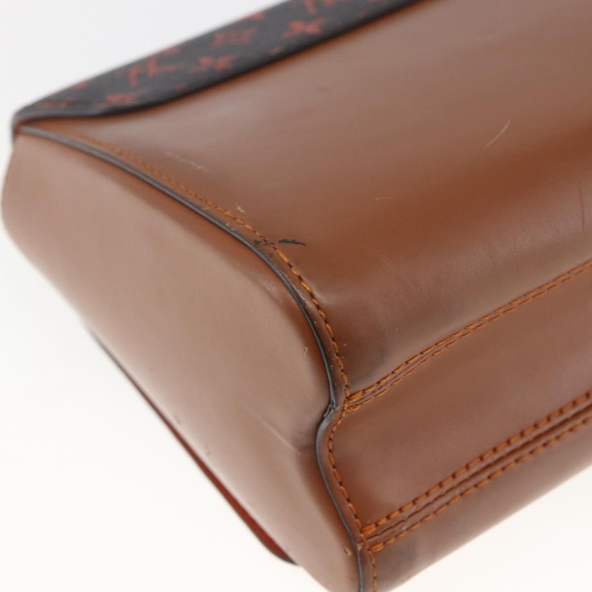 Louis Vuitton Twist Handbag Limited Edition Grace Coddington Catogram Canvas Brown Canvas Shoulder Bag
