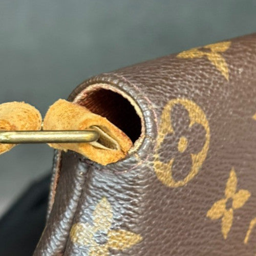 Louis Vuitton Musette Handbag Monogram Canvas Brown Canvas Shoulder Bag