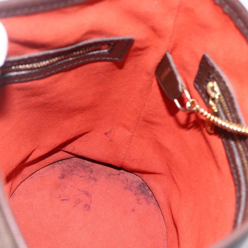 Louis Vuitton Marais Bucket Bag Damier Brown Canvas Shoulder Bag