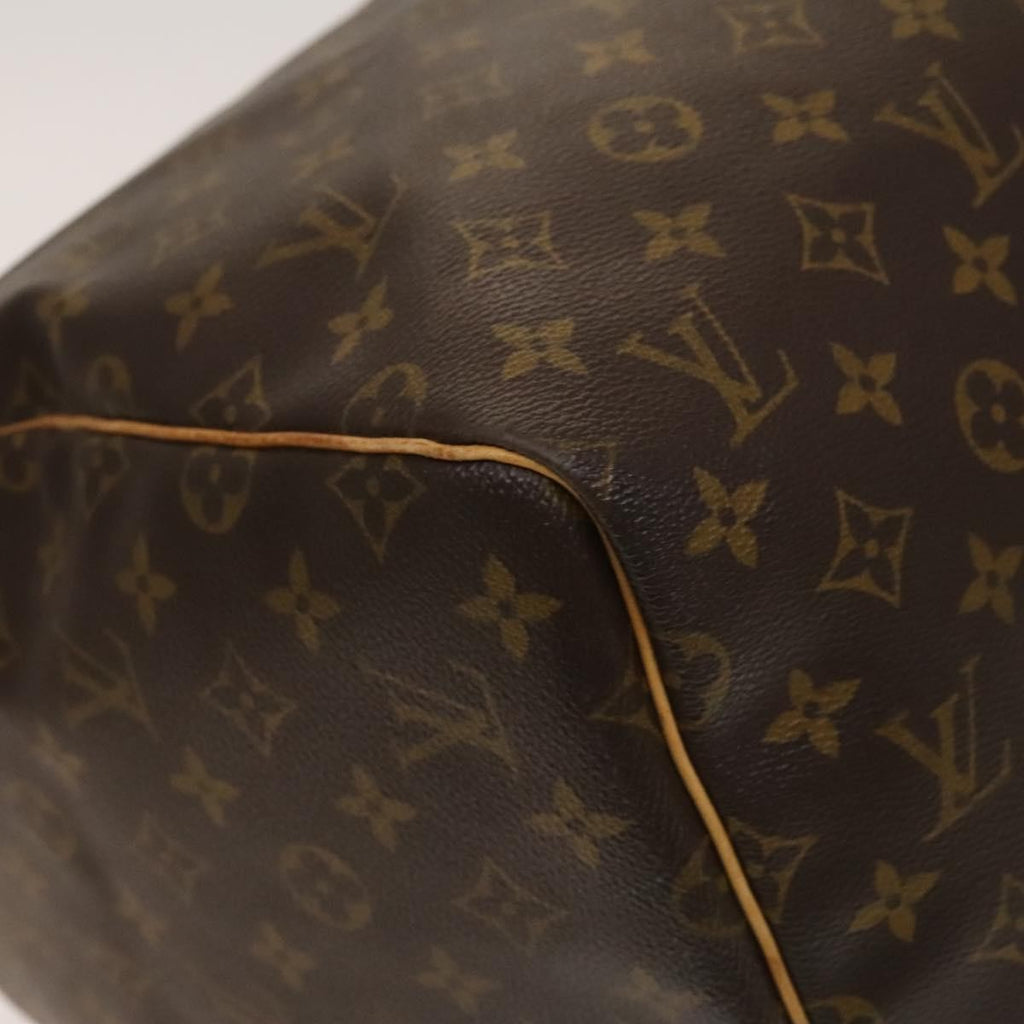 Louis Vuitton Keepall Bag Monogram Canvas Brown Canvas Travel Bag