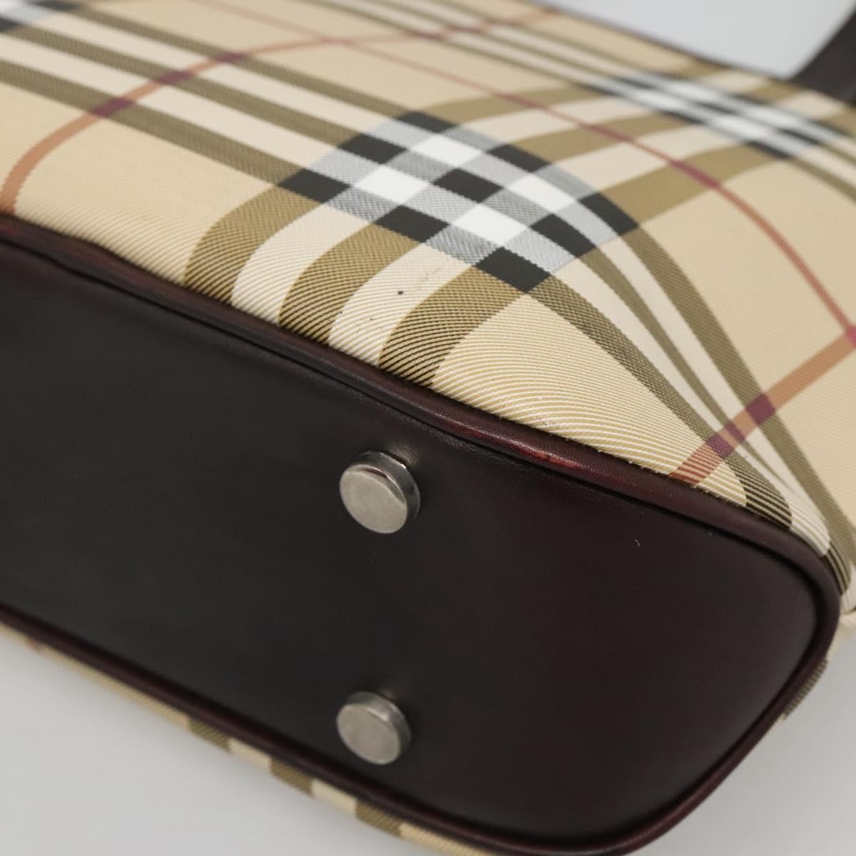 Burberry Nova Check Handbag Nova Check Canvas Beige Canvas Handbag