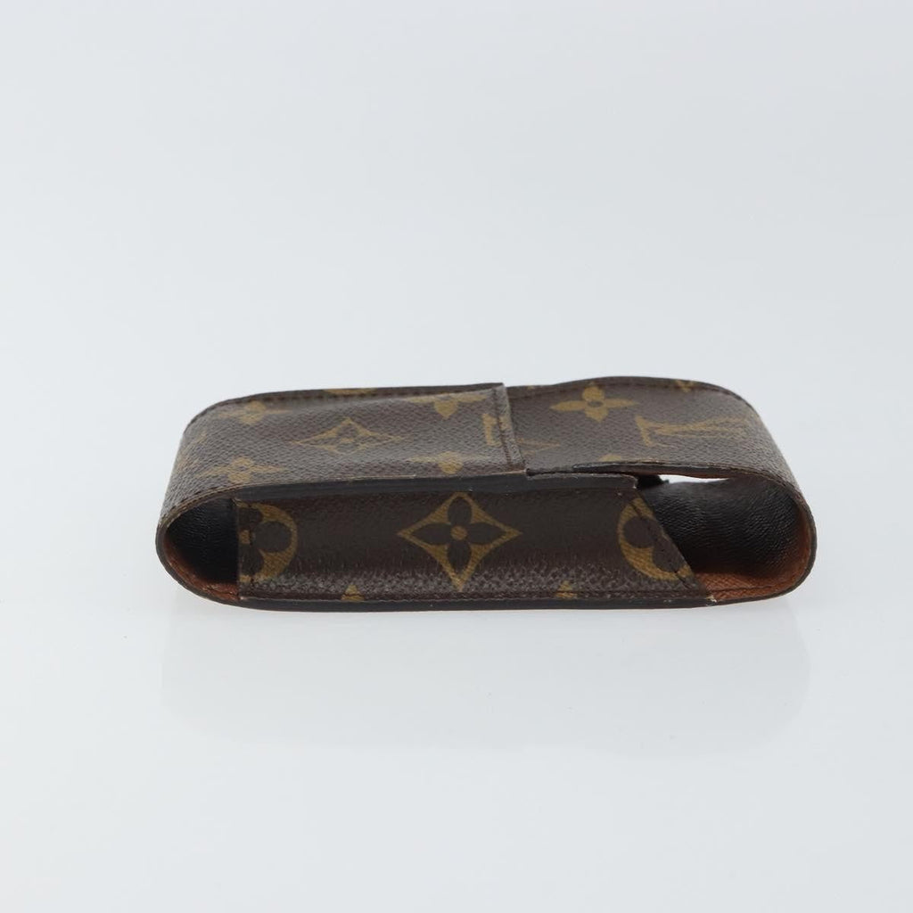 Louis Vuitton Etui Cigarette Case Monogram Canvas Brown Canvas Wallets Accessory