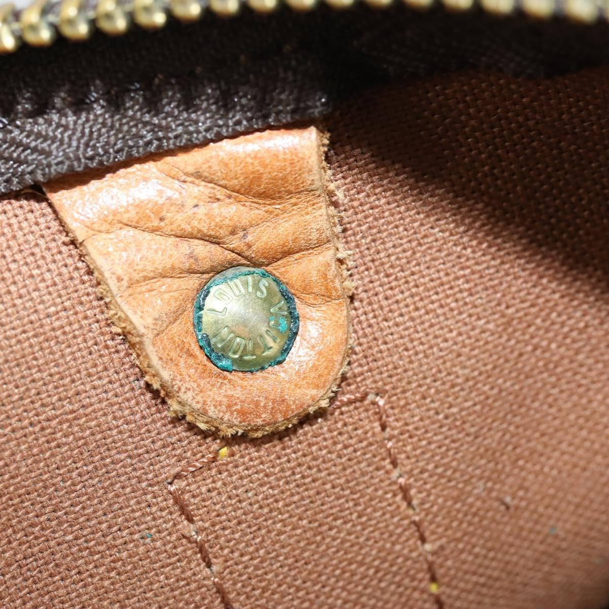Louis Vuitton Keepall Bag Monogram Canvas Brown Canvas Travel Bag